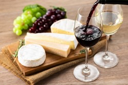 wine and cheese